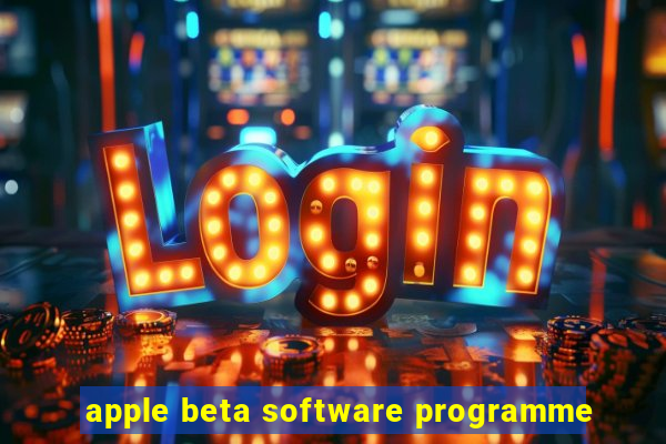 apple beta software programme